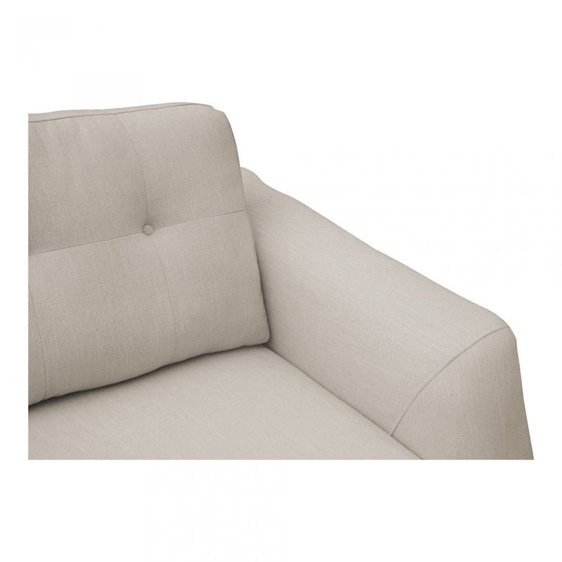 Aurelle Home Bakita Modern Chaise Sofa Sleeper - Charcoal Grey - Left Facing