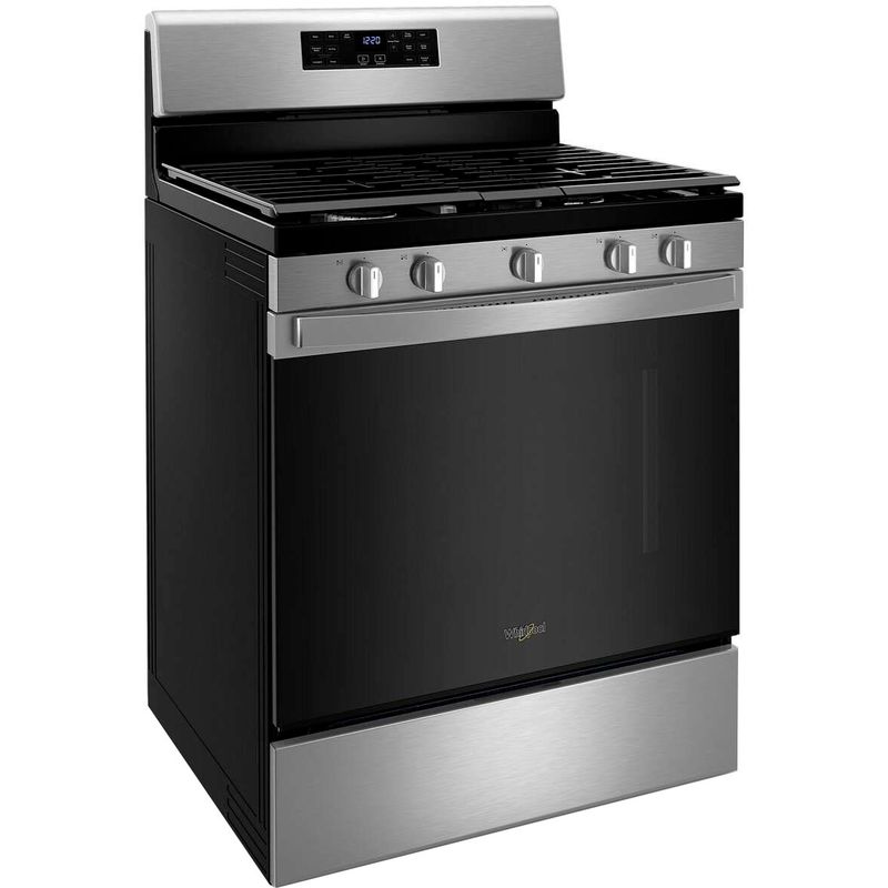 Alt View Zoom 11. Whirlpool - 5.0 Cu. Ft. Gas Range with Air Fry for Frozen Foods - Stainless steel