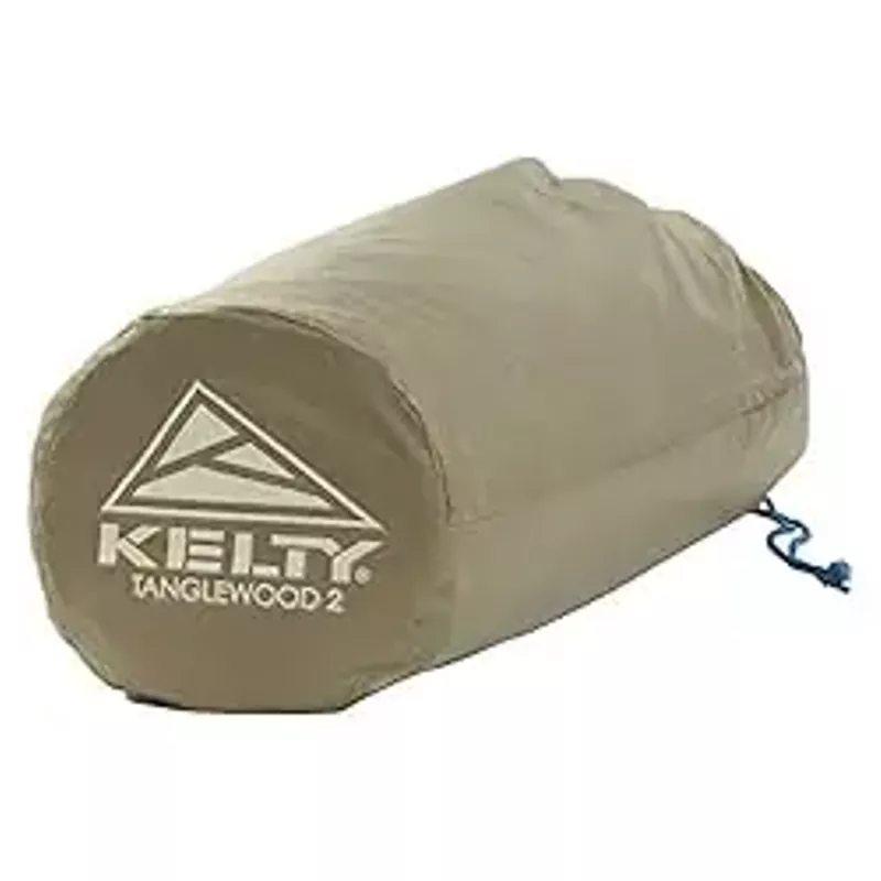 Kelty Tanglewood 2 or 3 Person Backpacking and Car Camping Tent - Sturdy Frame, Quick Corners for Easy Setup, Double Stake Vestibule, Clip-on Rainfly