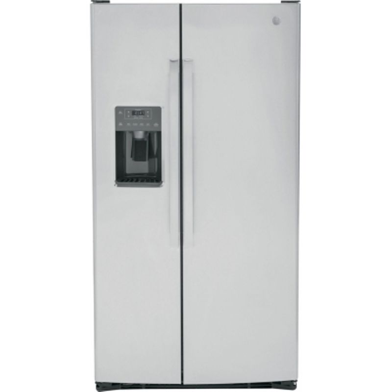 Ge 25.3 Cu. Ft. Stainless Steel Side-by-side Refrigerator