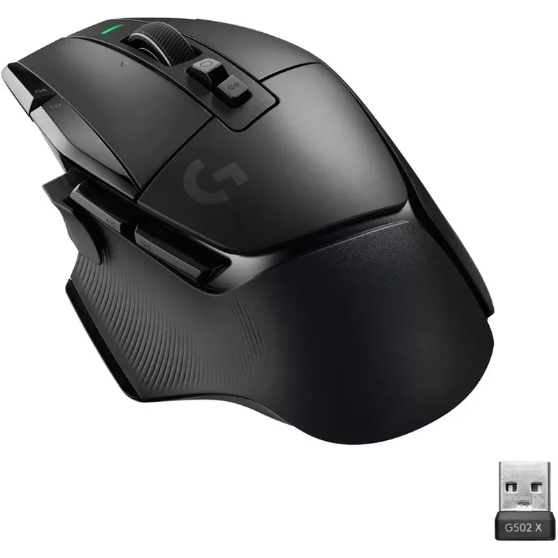 Logitech - G502 X Lightspeed Wireless Gaming Mouse, Black