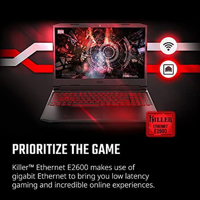 Acer Nitro 5 AN515-55-53E5 Gaming Laptop | Intel Core i5-10300H | NVIDIA GeForce RTX 3050 Laptop GPU | 15.6" FHD 144Hz IPS Display |...