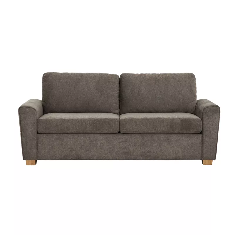 Mclaine Dark Grey 75 in. Convertible Queen Sleeper Sofa with USB Ports