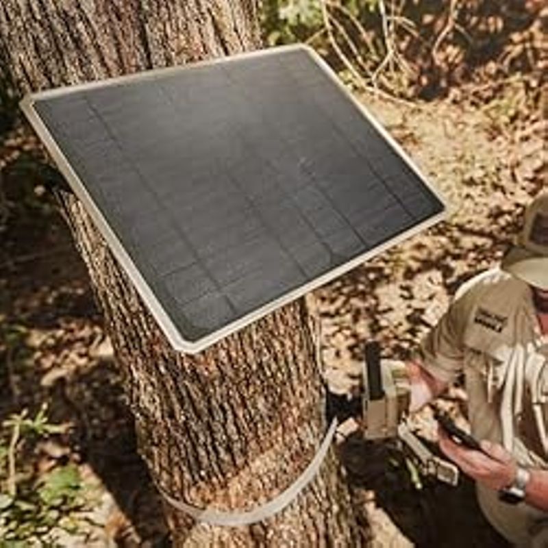 Moultrie Mobile - Universal Solar Power Pack, 10W, for Edge, Edge Pro Cellular Trail Cameras - Uninterrupted Power, 3X Power, Easy Mounting