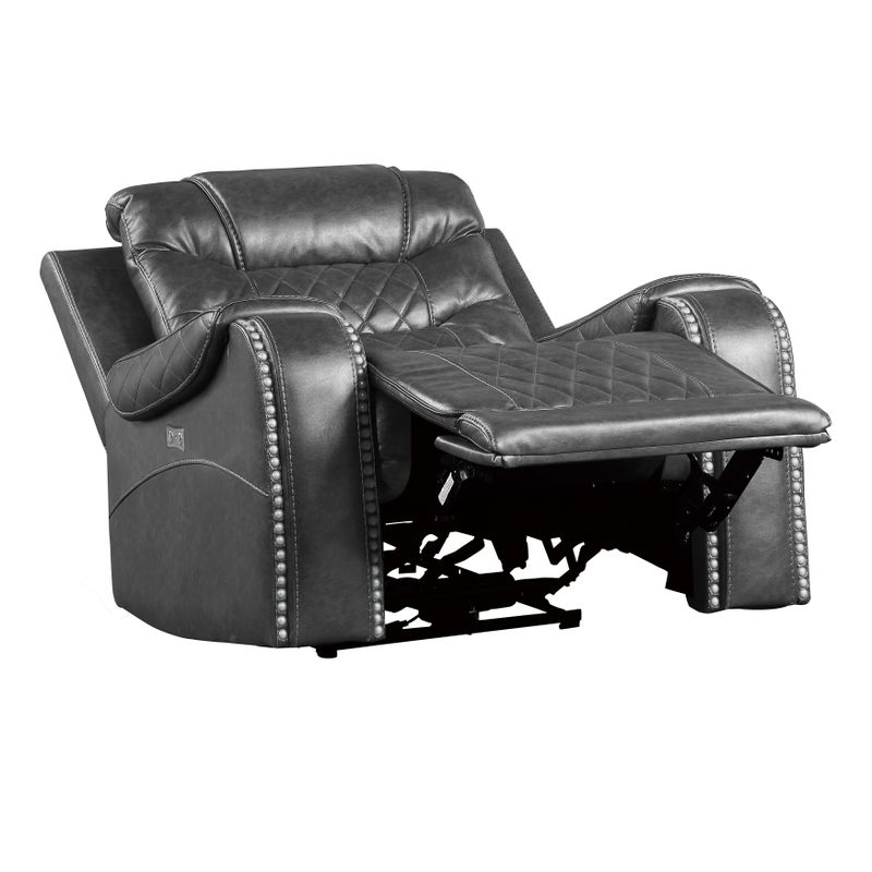 Lenci Power Reclining Chair - Grey