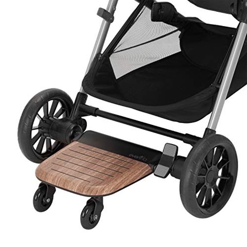 Evenflo Stroller Rider Board, Convenient Riding Options, Non-Skid Surface, Smooth-Ride Wheels, Easy to Use, Holds up to 50 Pounds, No...