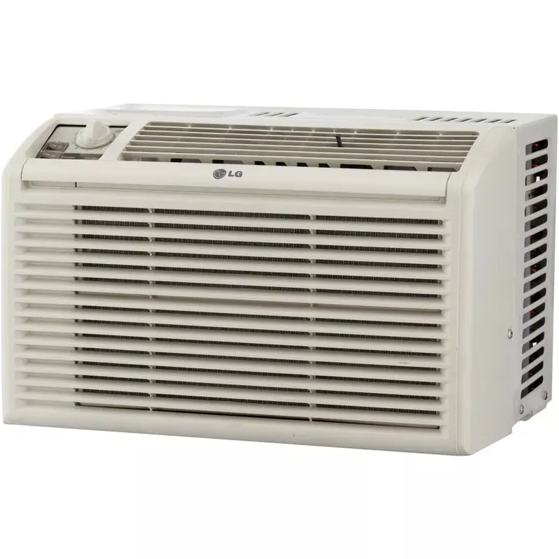 LG - 5,000 BTU Window Air Conditioner with Manual Controls