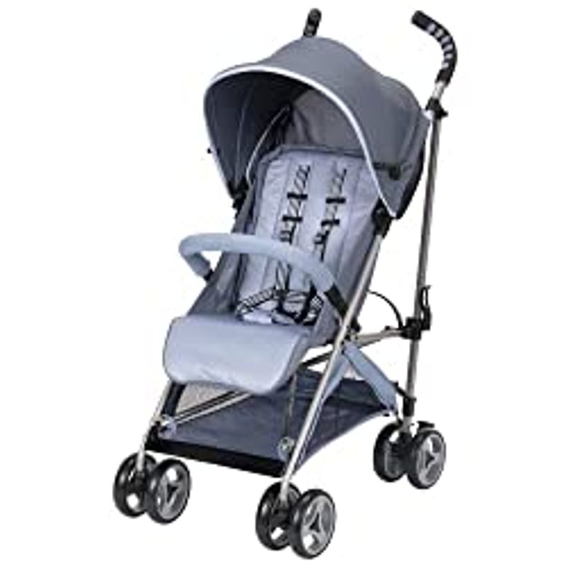 Cosco Simple Fold Compact Stroller, Folds with one Hand and Stands on its own, Organic Waves