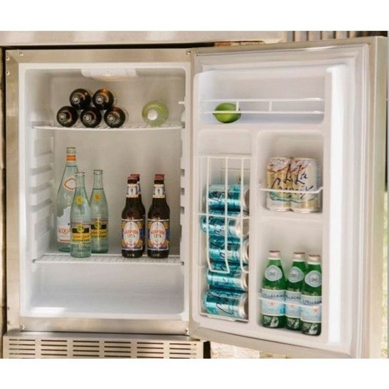 Coyote Outdoor Stainless Steel Refrigerator - STAINLESS STEEL