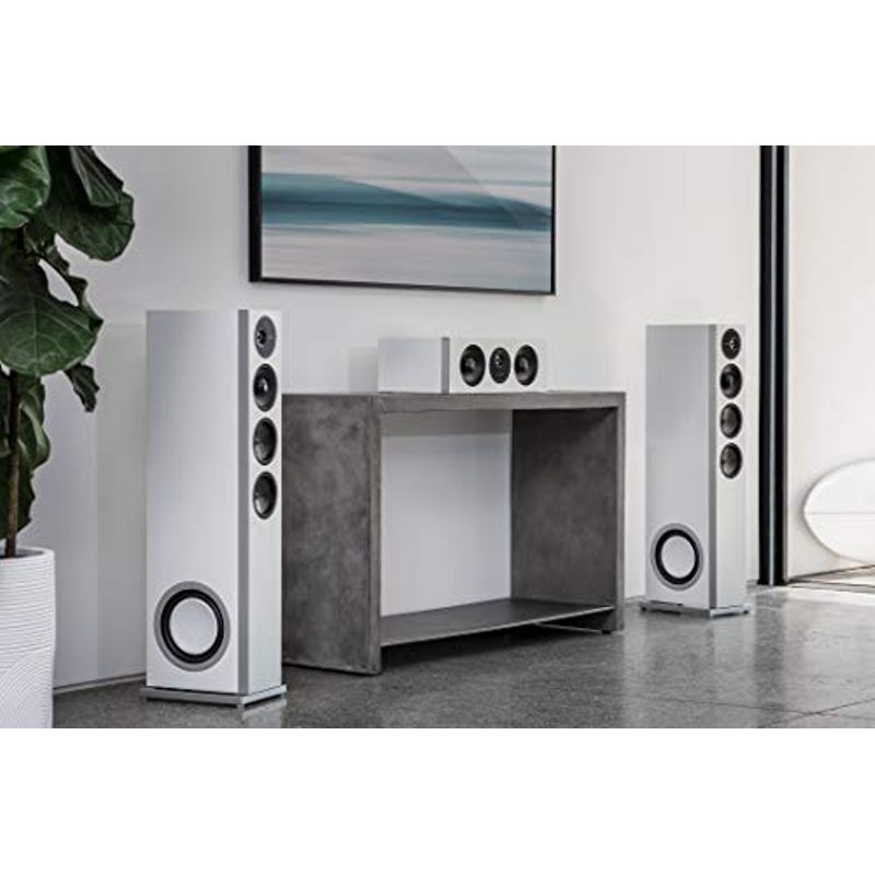 Demand D15 High-Performance Tower Speakers (Right, White)