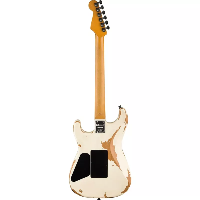 Charvel Pro-Mod Series Relic San Dimas Style 1 HH FR PF Electric Guitar - Weathered White