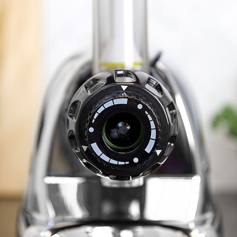 Alt View Zoom 12. Omega - J8006HDC Slow Juicer and Nutrition System - Chrome