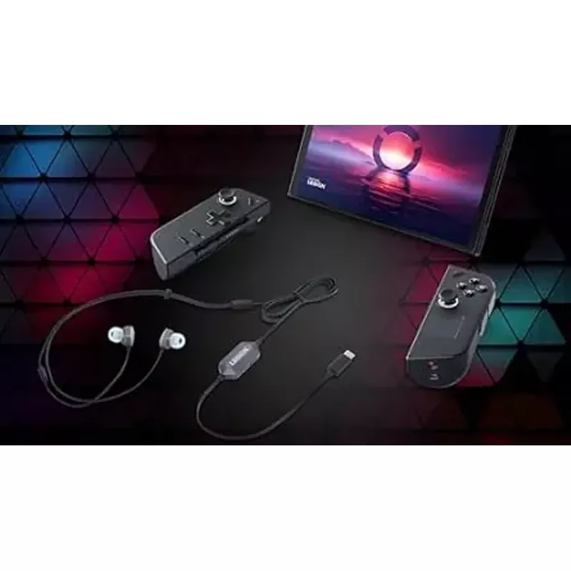 Lenovo Legion RGB Gaming in-Ear Headphones with USB-C E510-7.1 Surround Sound, Hi-Res Audio, in-Line Controller with RGB Lights - Compatible with PC, Tablet, Phone