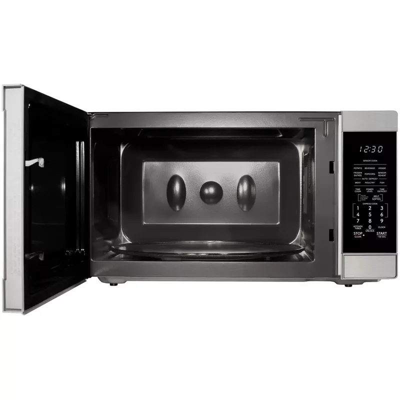 Sharp - 2.2 cu. ft. 1200W Microwave with Inverter Cooking - Stainless - Stainless Steel