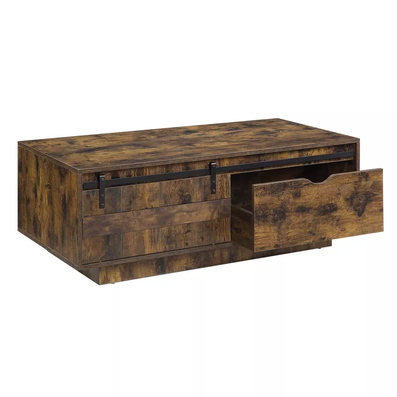 ACME Bellarosa Coffee Table, Rustic Oak