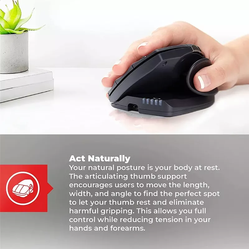 Contour Design Right-Handed Wireless Unimouse Mouse