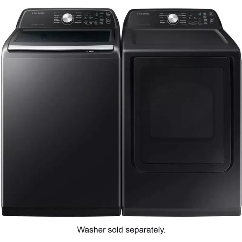 Samsung 7.4 Cu. Ft. Black Front Load Smart Electric Dryer