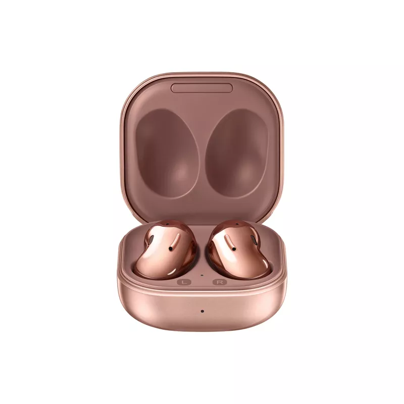 Samsung - Galaxy Buds Live True Wireless Noise Cancelling Earbuds Mystic Bronze