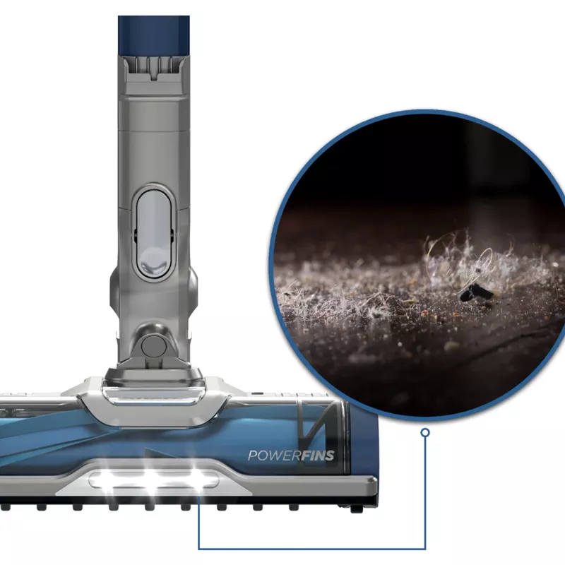 Shark - Cordless Pet Plus Stick Vacuum with Anti-Allergen Complete Seal & PowerFins, Self-Cleaning Brushroll - Blue