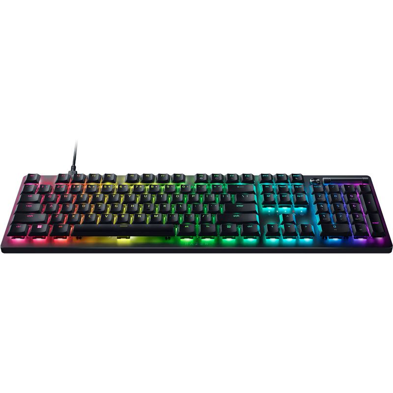 Left Zoom. Razer - DeathStalker V2 Full Size Wired Optical Linear Gaming Keyboard with Low-Profile Design - Black