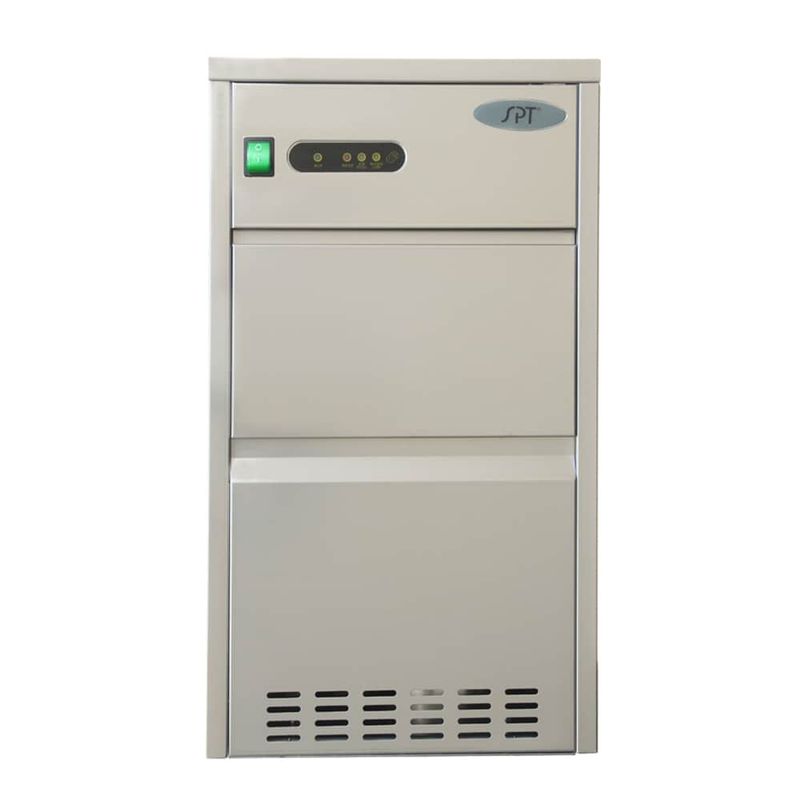 Sunpentown 44 lbs Automatic Stainless Steel Ice Maker - Ice Maker