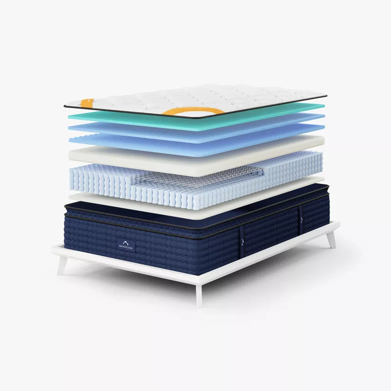 Dream Cloud Premier Rest 16" Hybrid Mattress Queen/ Bed-in-a-Box