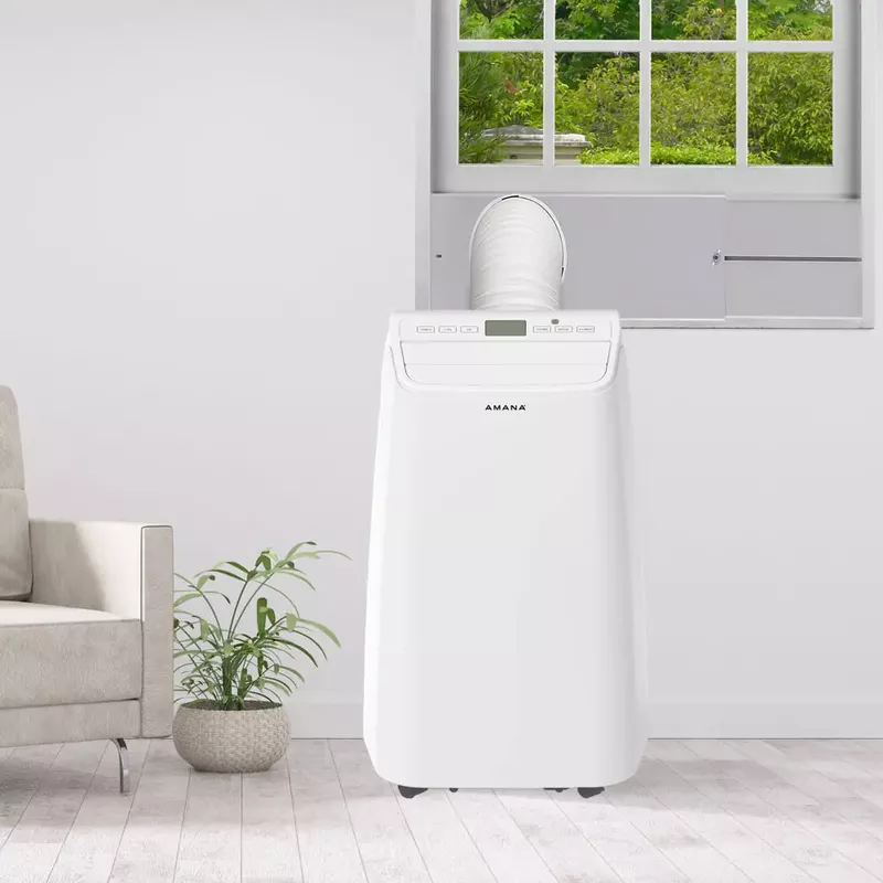 Amana - Portable Air Conditioner with Heat for Rooms up to 450-Sq. Ft.