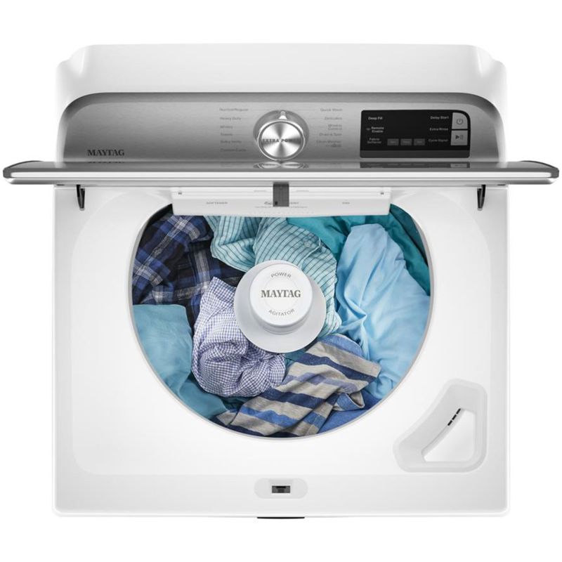 Alt View Zoom 11. Maytag - 4.7 Cu. Ft. Smart Top Load Washer with Extra Power Button - White