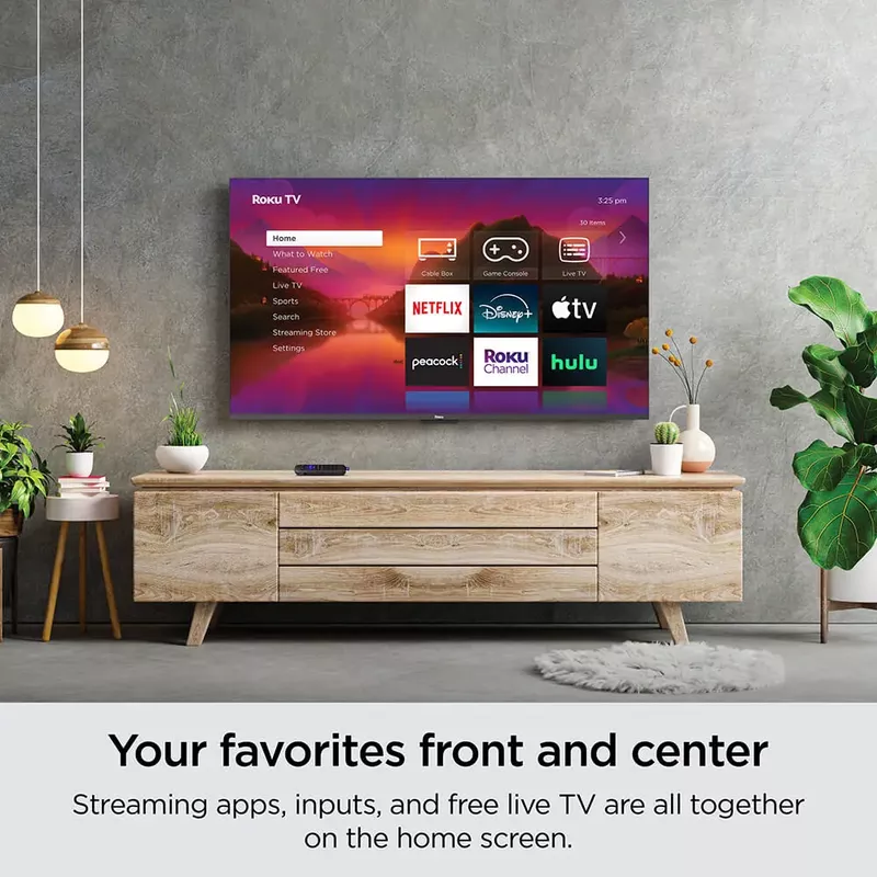 Roku - 65" Class Plus Series QLED 4K Smart RokuTV