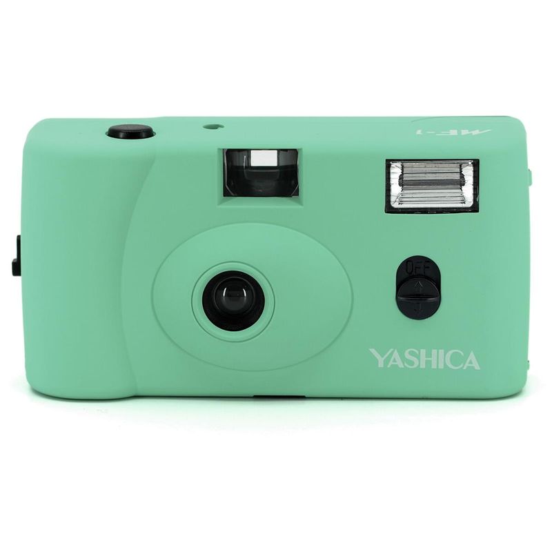 Yashica MF-1 Snapshot Art 35mm Film Camera, Turquoise