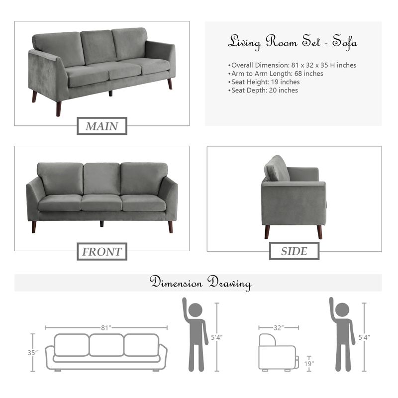Bethelridge 2-Piece Living Room Set - Grey