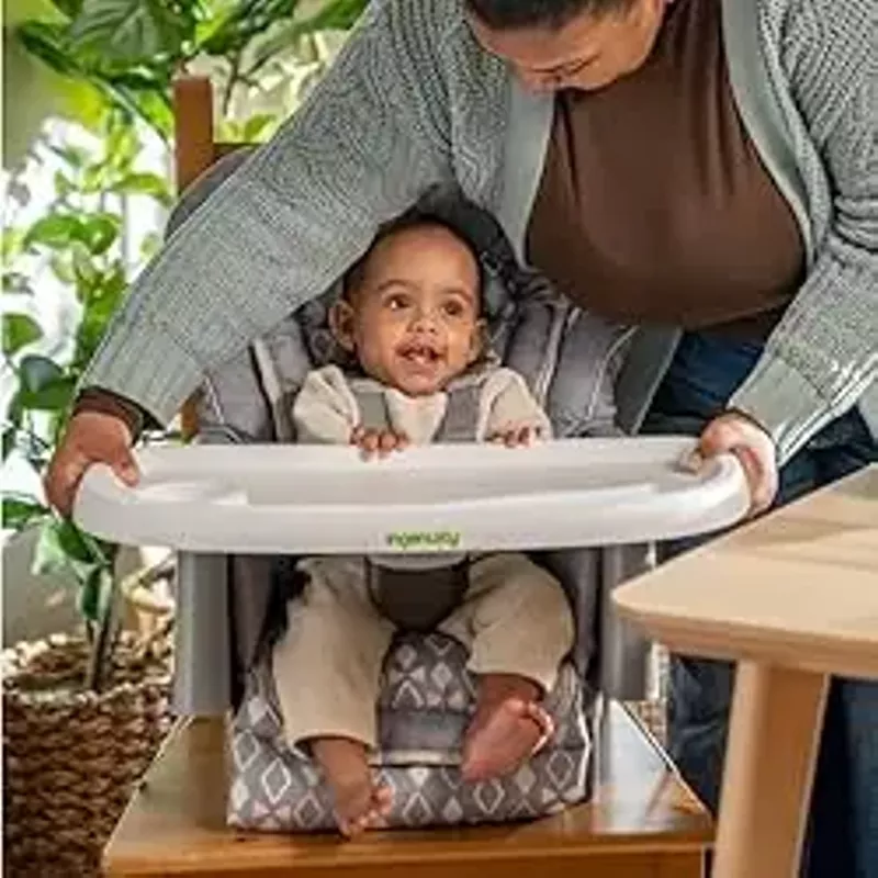 Ingenuity Proper Positioner High Chair - 7-in-1 Baby Seat, Removable Rocking Infant Seat, Unisex, for Ages 0-36 Months