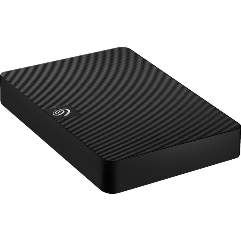 Angle Zoom. Seagate - Expansion 5TB External USB 3.0 Portable Hard Drive with Rescue Data Recovery Services - Black