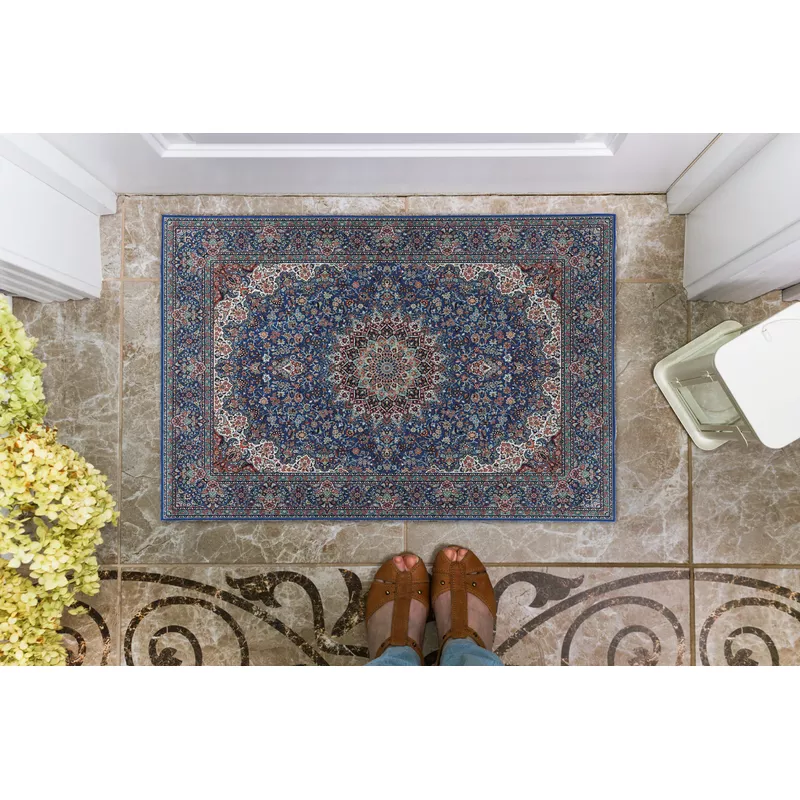 Havencrest Blue And Ivory 2.2X3.2 Area Rug