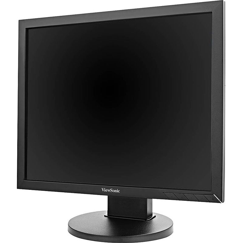 Left Zoom. ViewSonic - 19" IPS LED HD Monitor (DVI, USB, VGA) - Black