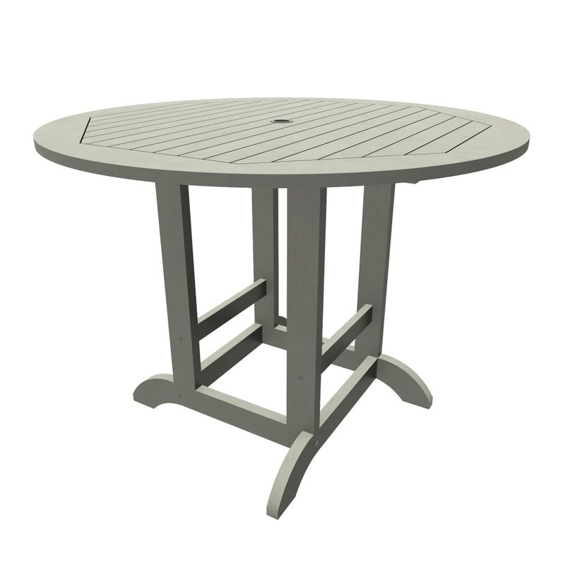 Hamilton Eco-friendly 5-piece Outdoor Dining Set - Counter-height - White