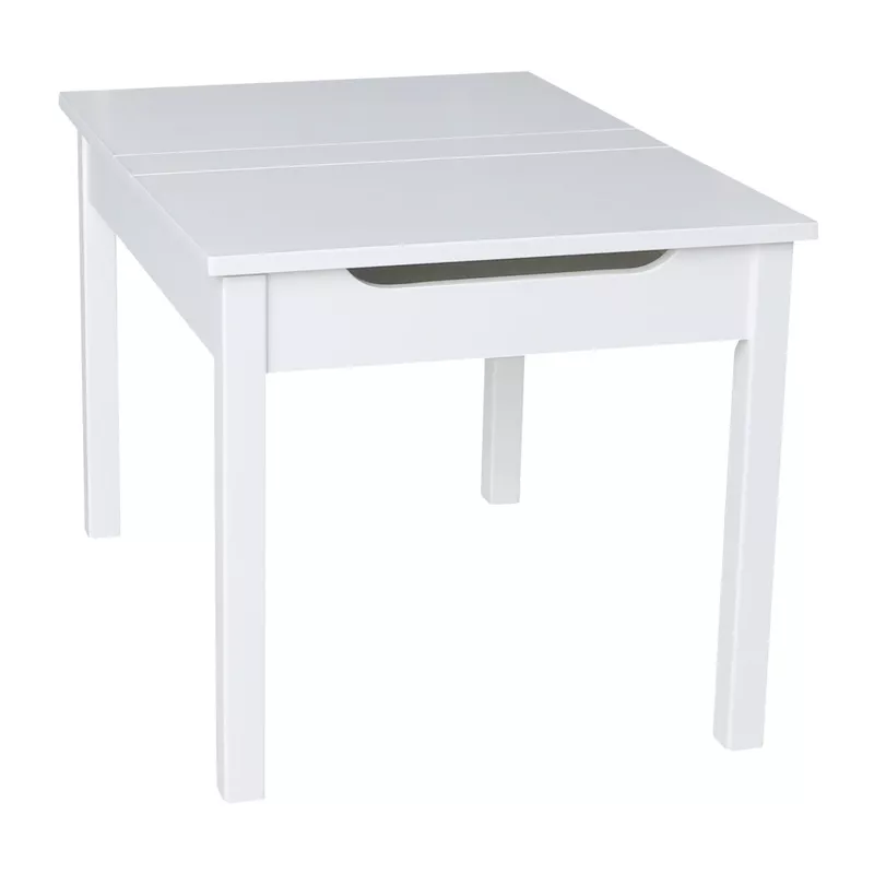 Children's Table with Lift-top Storage - Unfinished