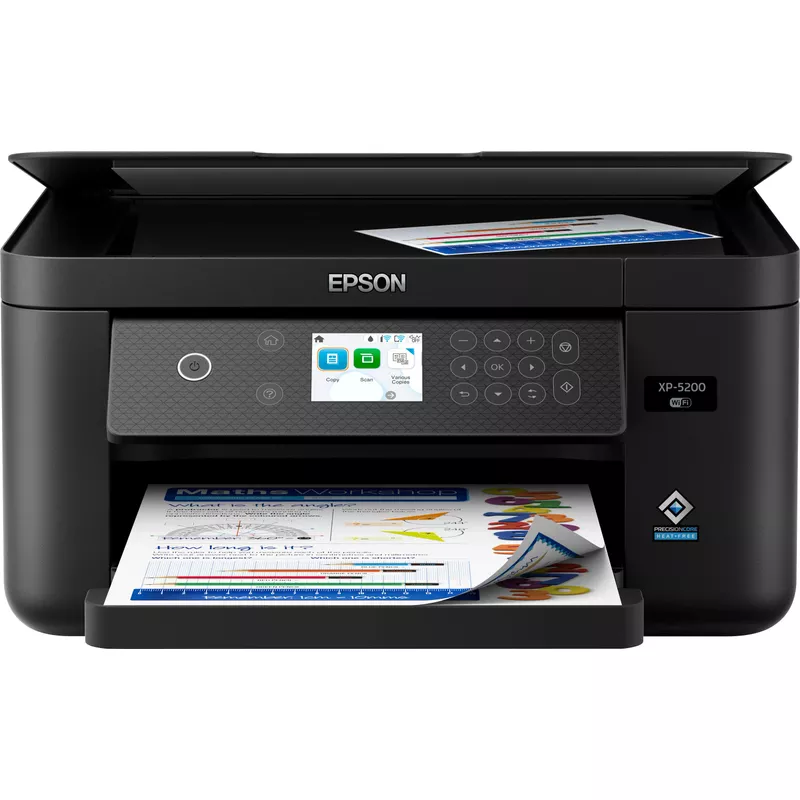 Epson - Expression Home XP-5200 All-in-One Inkjet Printer - Black