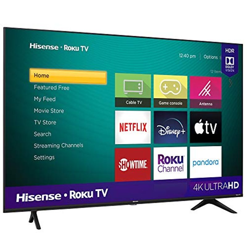 Hisense - 43R6090G 43" Roku 4K ULED Smart TV with Alexa Compatibility (2020)