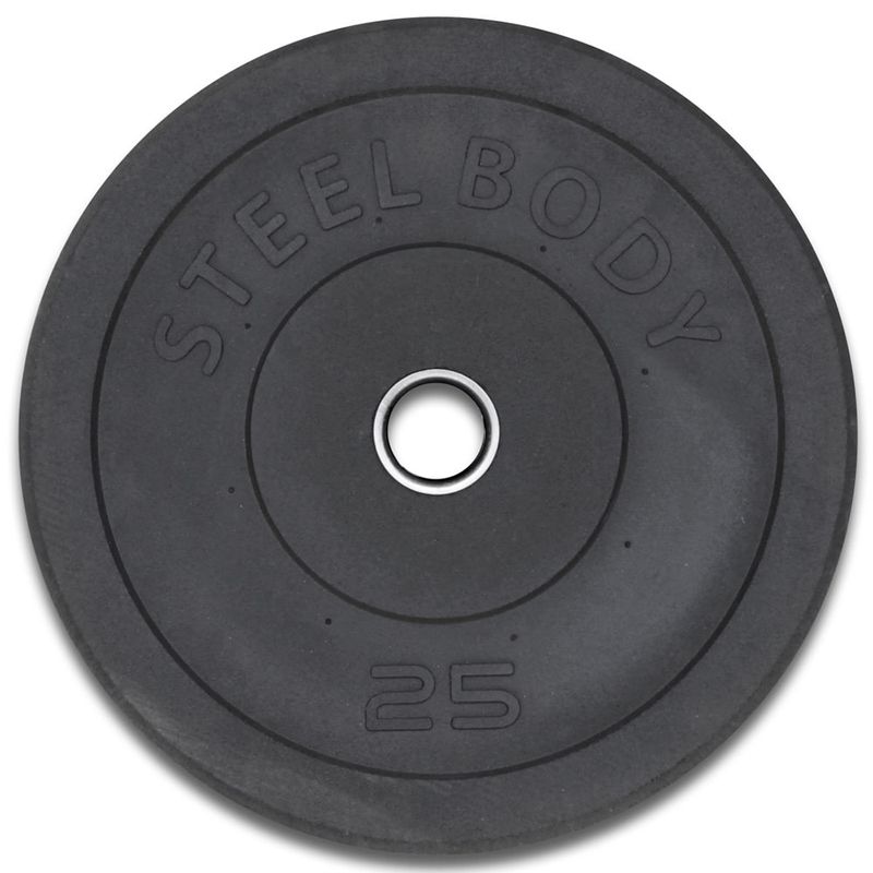 Steelbody 25-Pound Olympic Plate - Black
