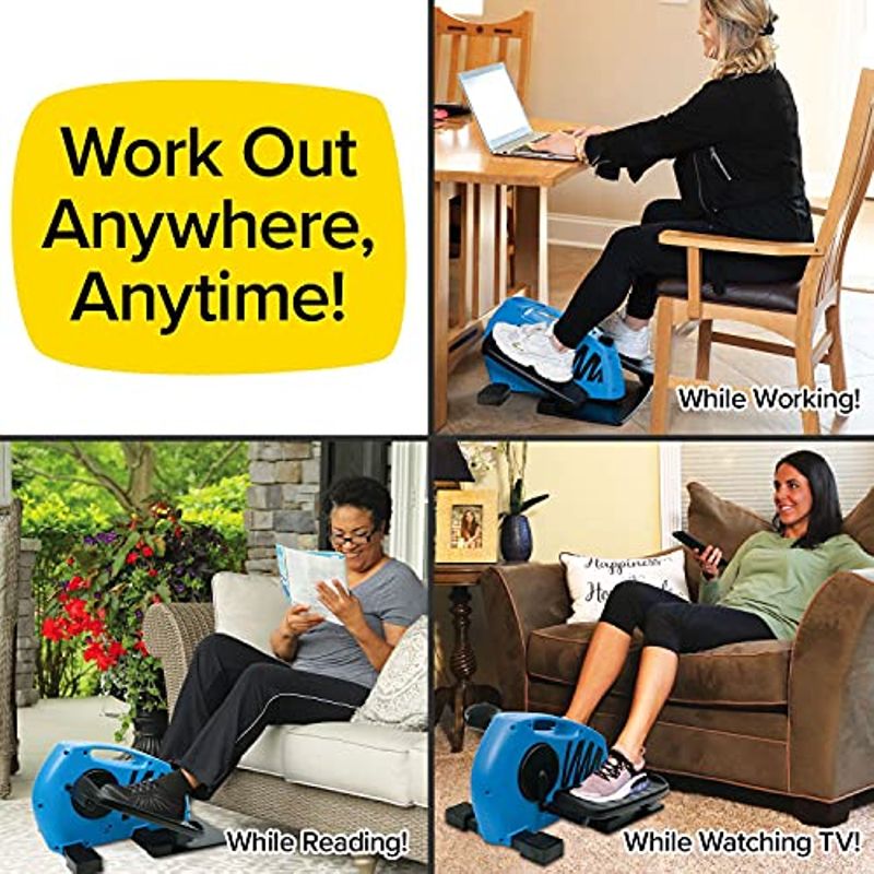 BluTiger Seated Elliptical Machine, As Seen on TV - Burn Calories While Working, Reading & Watching TV - Large Pedals - Digital Display...