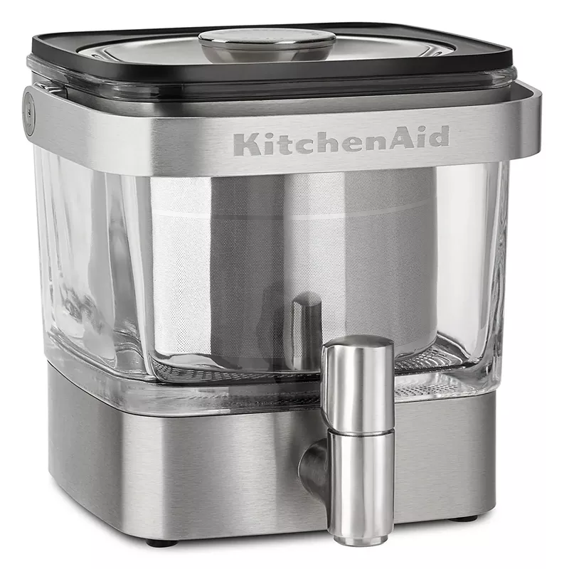 KitchenAid - 28 oz Cold Brew Coffee Maker - KCM4212 - Brushed Stainless Steel