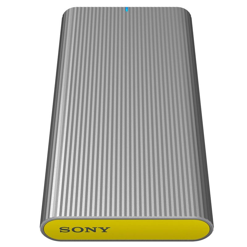 Sony SLM 500GB USB 3.1 Gen 2 Type-C Fast and Tough External SSD, Silver
