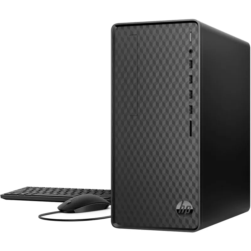 HP - Desktop - AMD Ryzen 5 - 12GB Memory - 512GB SSD - Dark Black