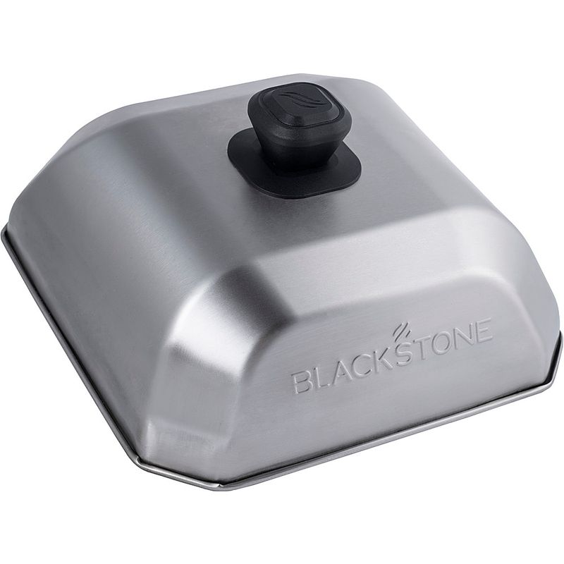 Alt View Zoom 11. Blackstone - 10 In. Square Stainless Steel Basting Dome with Heat-resistant Handle - Silver
