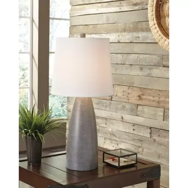 Gray Shavontae Poly Table Lamp (2/CN)