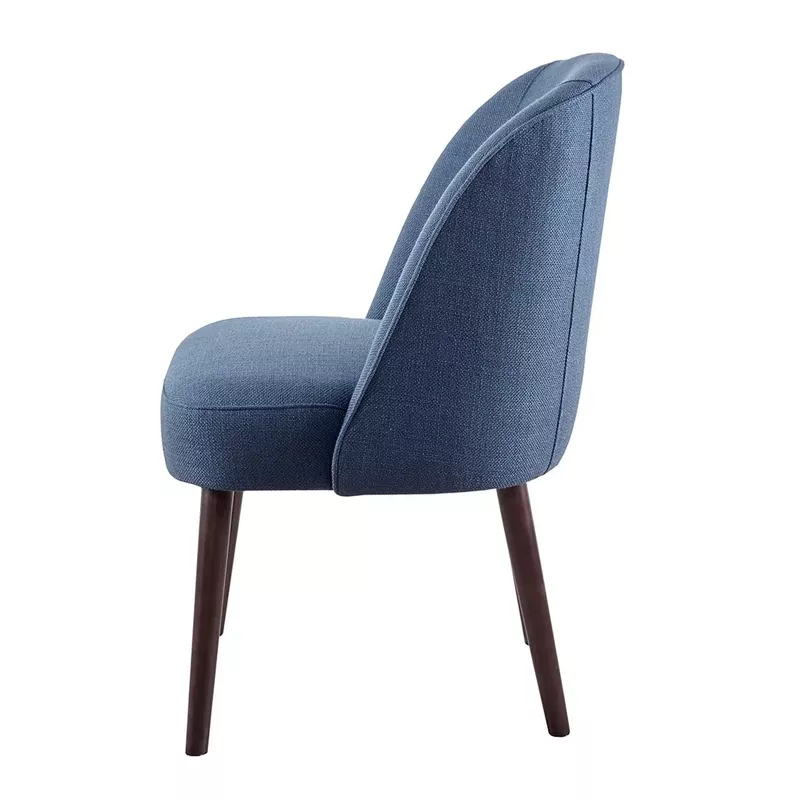 Elvis Rounded Back Blue Dining Chair