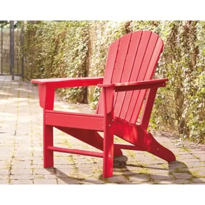 Red Sundown Treasure Adirondack Chair