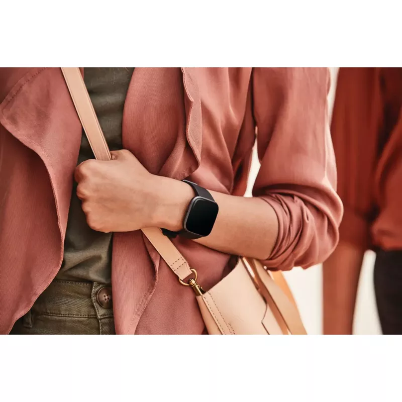 Fitbit - Versa 2 Health & Fitness Smartwatch - Carbon