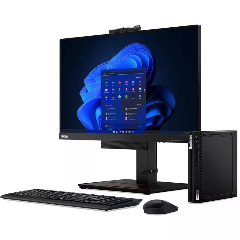 Lenovo - ThinkCentre M70q Gen 4 Desktop - Intel Core i5 - 8GB Memory - 256GB SSD - Black